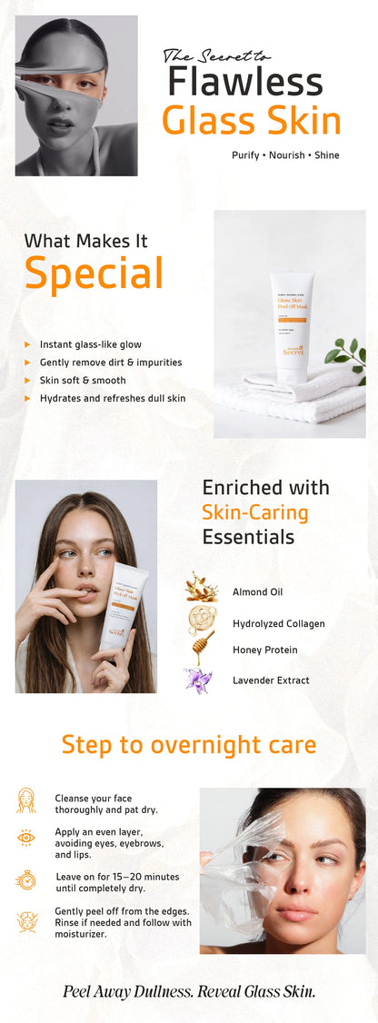 Glass skin Peel off mask
